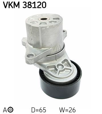 Rolo tensor da correia trapezoidal estriada SKF ref. VKM 38120